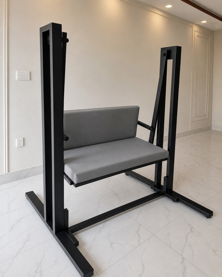 Modern Freestanding Metal Jhula (Swing Sofa)